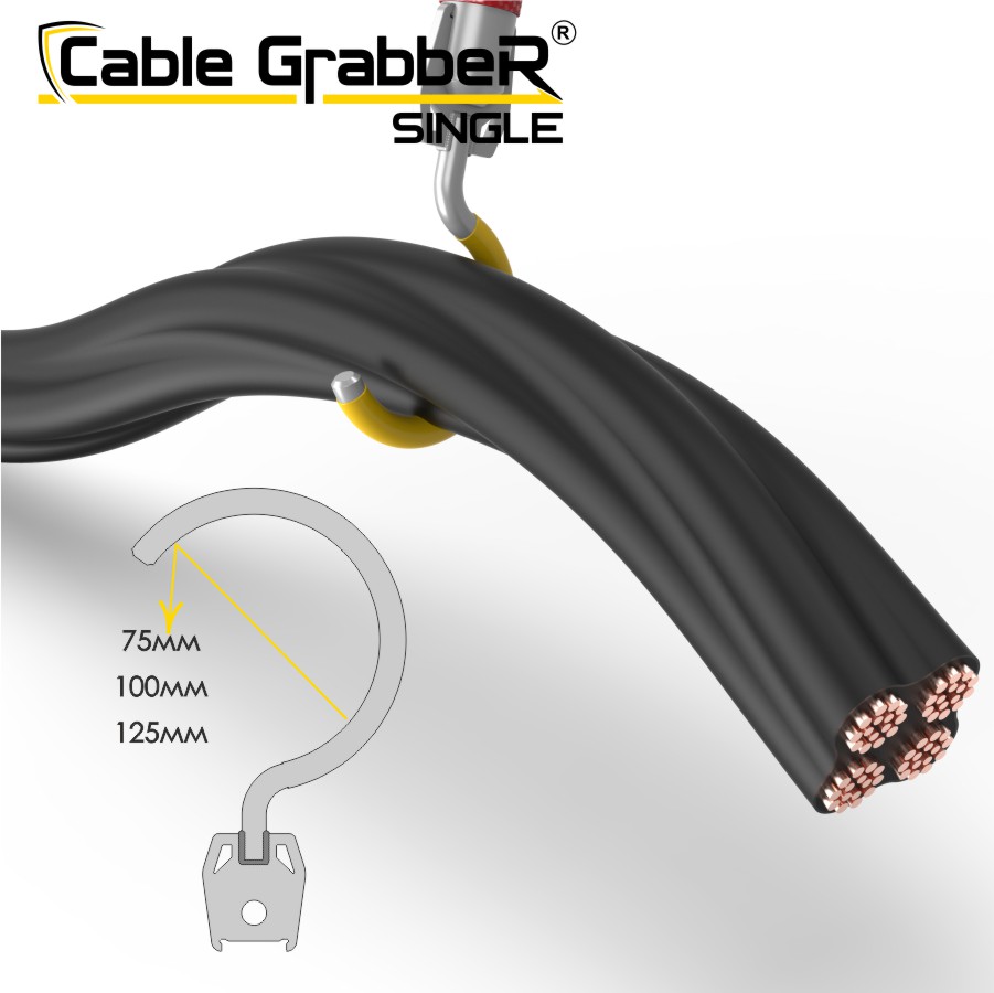 Инструмент безопасности для ручного перемещения кабелей Cable GrabbeR SINGLE STCGS 60
